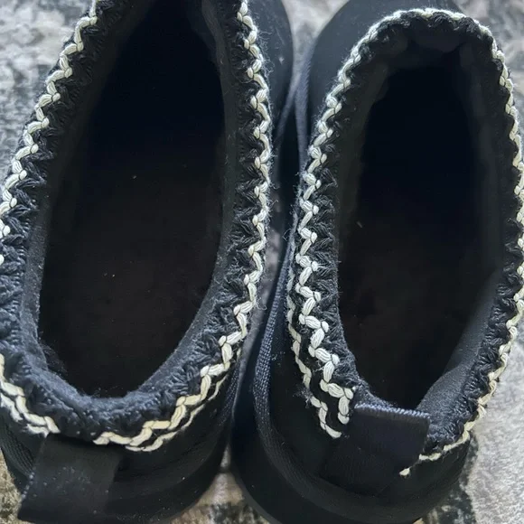 Black platform indoor/outdoor slippers - Picture 6 of 6